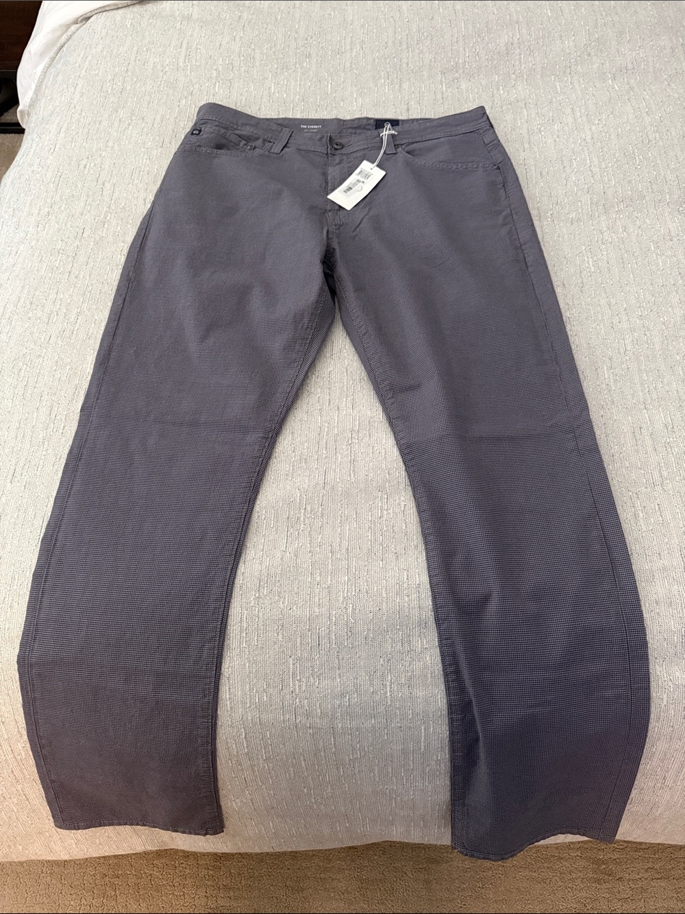 Ag Adriano Goldschmied Mini Houndstooth Slate Pants